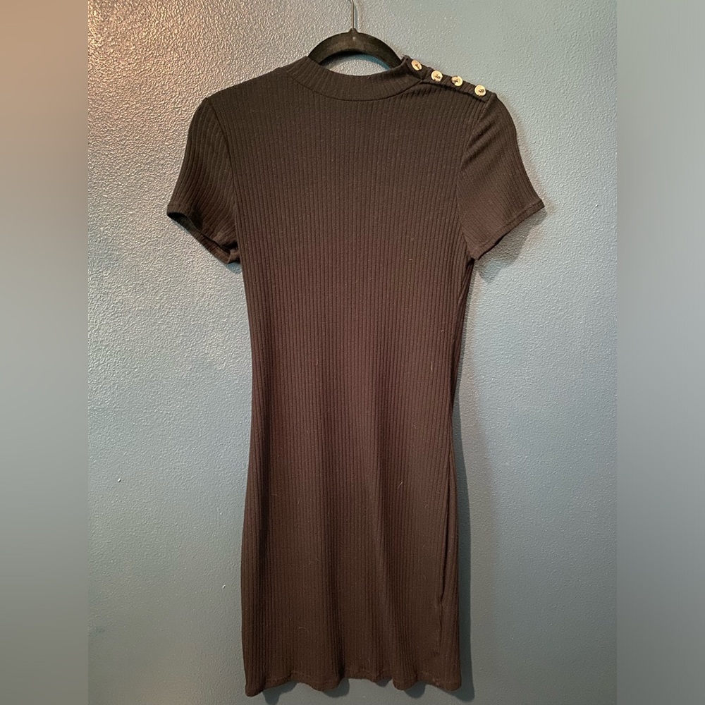 I LOVE JOAH bodycon black dress